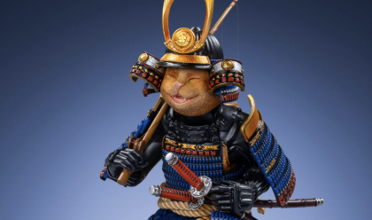 Black13park Oda Cat Samurai statue