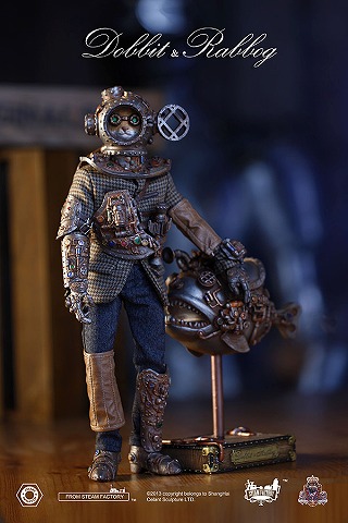 Steam Factory Dobbit Rabbog KNIGHT CAPTAIN LOCKE with FISH